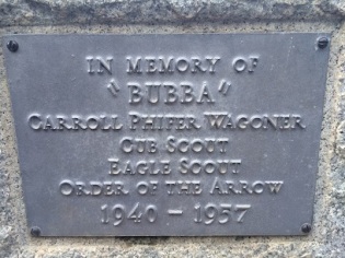 Bubba's plaque